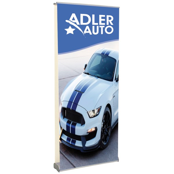 Orient 2 Double Sided Rectractable Banner Stand 35.5" Wide