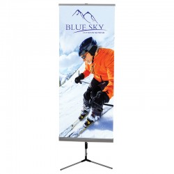 Trio Telescopic Banner Stand 31.5"W x 78.5H" Trio Telescopic Banner Stand 31.5"W x 78.5H"