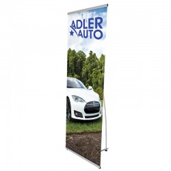 Lightning Banner Stand  31"W x 77"H Lightning Banner Stand  31"W x 77"H