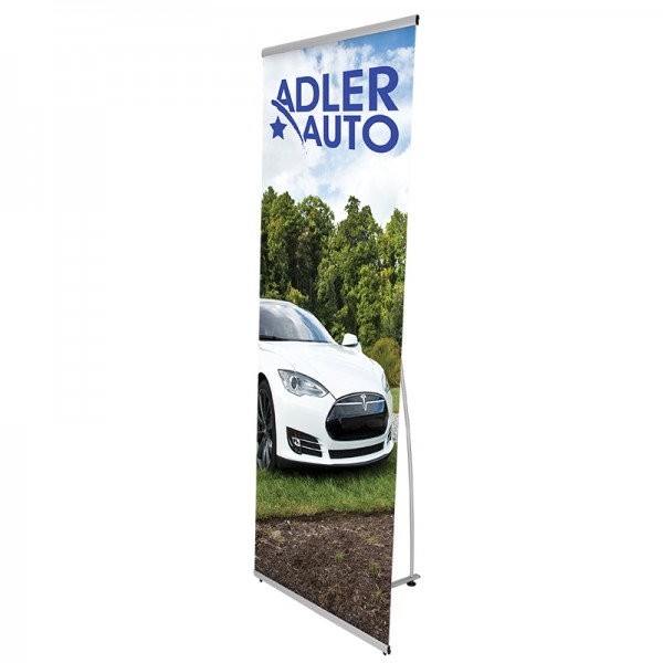 Lightning Banner Stand  31"W x 77"H Lightning Banner Stand  31"W x 77"H