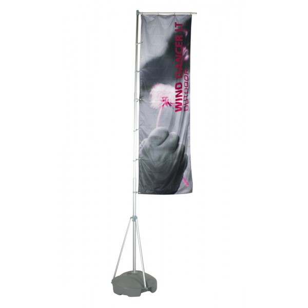 Wind Dancer Lt, 13'-6" Outdoor Advertising Flag Pole