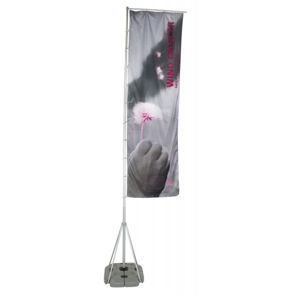 Wind Dancer Maxi, 17'-3" Outdoor Advertising Flag Pole