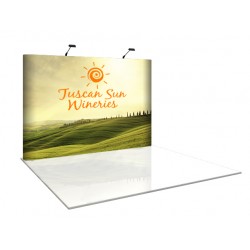 10' wide x 8' high Straight Pop Up Trade Show Display 10' wide x 8' high Straight Pop Up Trade Show Display