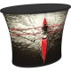 Formulate Oval Fabric Trade Show Counter