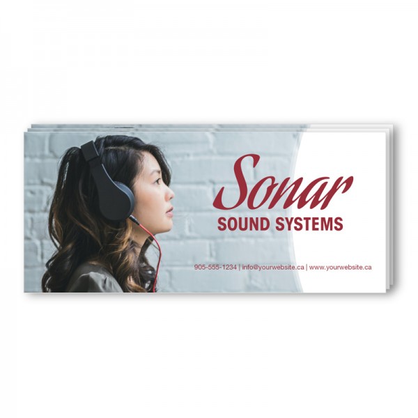 4 x 9 Single Sided Full Colour Postcards