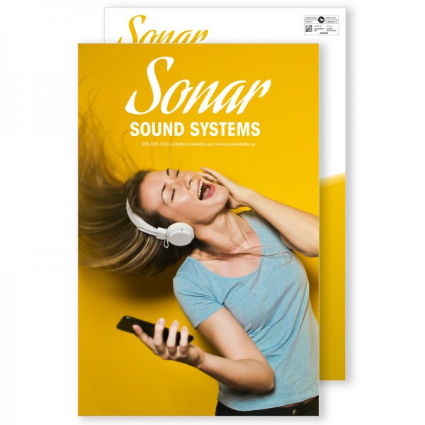 11 x 17 Double Sided Full Colour Postcards