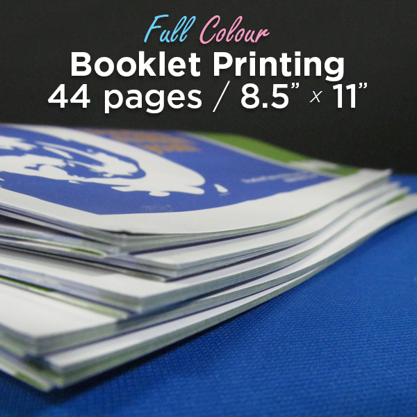 44 Page, Full Colour, 8.5x11 Booklets