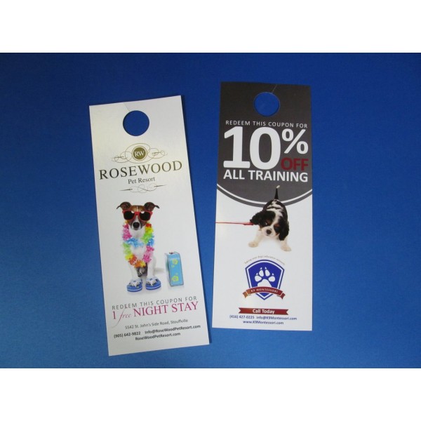 3.5 x 8.5 Full Colour Door Hangers