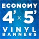 4' x 5' Vinyl Banner
