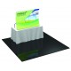 Table Top Fabric Trade Show Display with Rear Leg Table Top Fabric Trade Show Display with Rear Leg