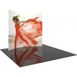 8FT Horizontally Curved Fabric Trade Show Display 8FT Horizontally Curved Fabric Trade Show Display