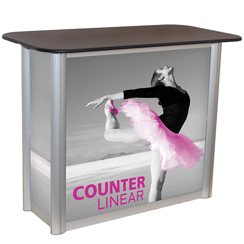 Linear Trade Show Counter Linear Trade Show Counter