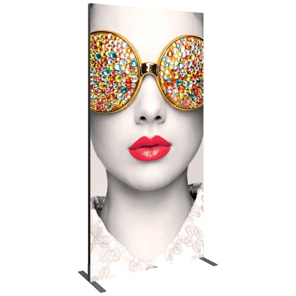 47" wide x 94” high Rectangle Fabric Trade Show Panel