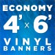 4' x 6' Vinyl Banner 4' x 6' Vinyl Banner
