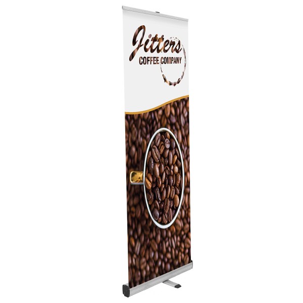 MSQ 600 - 24"w x 78.5"h Wide Retractable Banner Stand