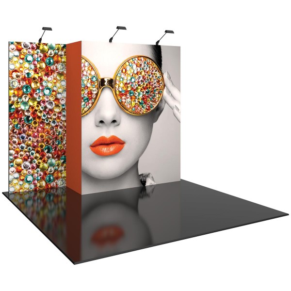 10ft Wide Vector Trade Show Display Kit 03 10ft Wide Vector Trade Show Display Kit 03