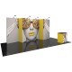 20ft Vector Trade Show Display Kit 08 with Counter