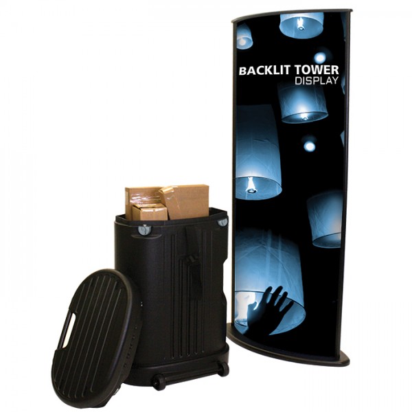 24” Wide Graphic Tower Display