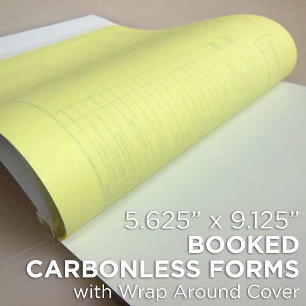 5.625 x 9.125 – Booked Carbonless Forms