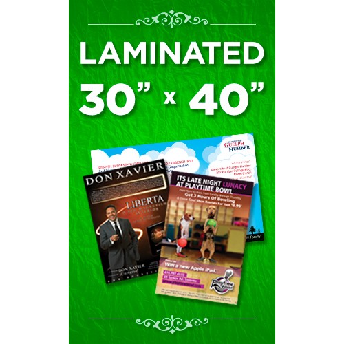 Laminated Custom Posters