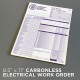Electrical Work Order Invoice