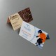 3.5" x 4" Matte Fold Over Business Card 3.5" x 4" Matte Fold Over Business Card