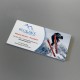 1.75" x 3.5" Silk Laminated Business Cards