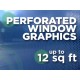 See Through Window Graphics - up to 12 square feet See Through Window Graphics - up to 12 square feet