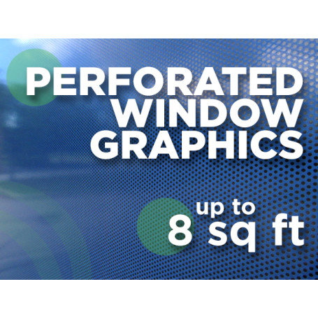 See Through Window Graphics - up to 8 square feet See Through Window Graphics - up to 8 square feet