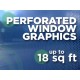 See Through Window Graphics - up to 18 square feet