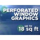 See Through Window Graphics - up to 18 square feet See Through Window Graphics - up to 18 square feet