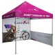10 x 10 Custom Pop Up Event Tent with full colour backwall and sides 10 x 10 Custom Pop Up Event Tent with full colour backwall and sides