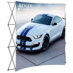 Hopup 8 FT Wide Curved Trade Show Display Hopup 8 FT Wide Curved Trade Show Display