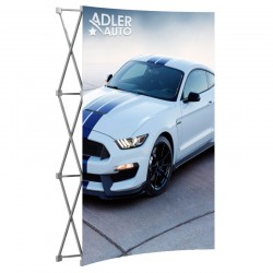 Hopup 5FT Wide Curved Trade Show Display Hopup 5FT Wide Curved Trade Show Display