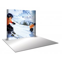 8'W x 8'H Serpentine Pop Up Trade Show Display 8'W x 8'H Serpentine Pop Up Trade Show Display