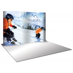 10'W x 8'H Serpentine Pop Up Trade Show Display 10'W x 8'H Serpentine Pop Up Trade Show Display