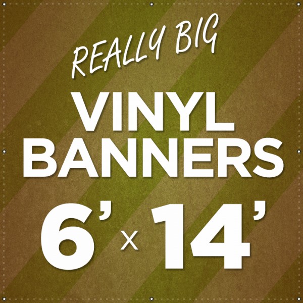6' x 14' Large Vinyl Banner