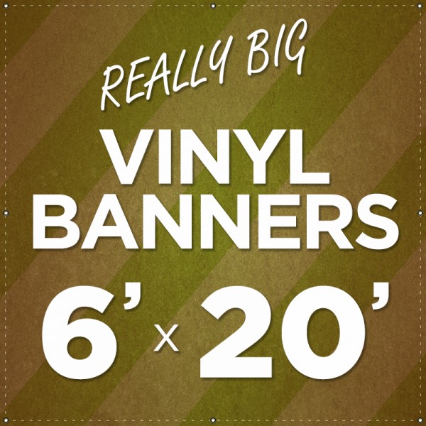 6' x 20' Large Vinyl Banner