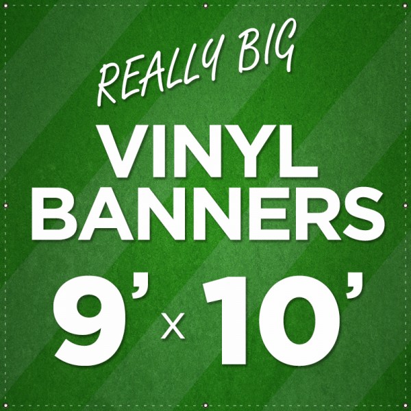 9' x 10' Large Vinyl Banner