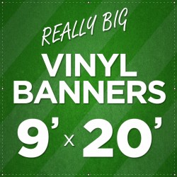 9' x 20' Large Vinyl Banner