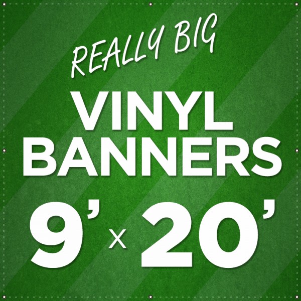 9' x 20' Large Vinyl Banner