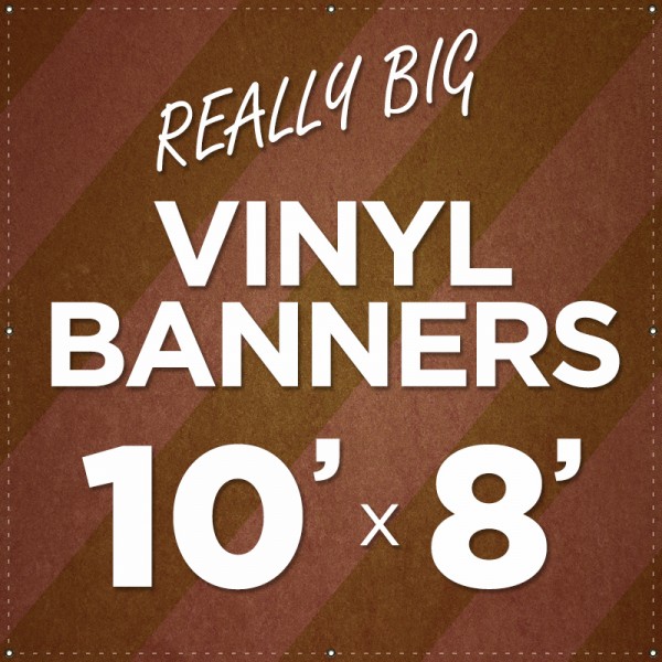 10' x 8' Large Vinyl Banner