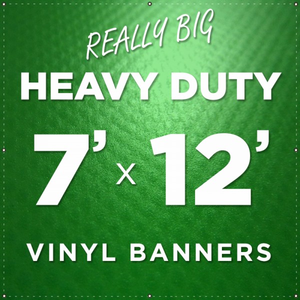 7'x12' Heavy Duty Large Vinyl Banner