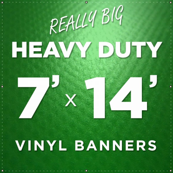 7'x14' Heavy Duty Large Vinyl Banner