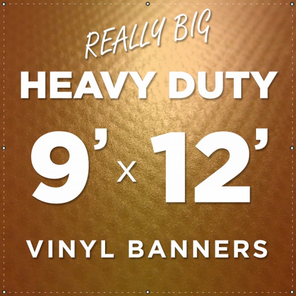 9'x12' Heavy Duty Large Vinyl Banner