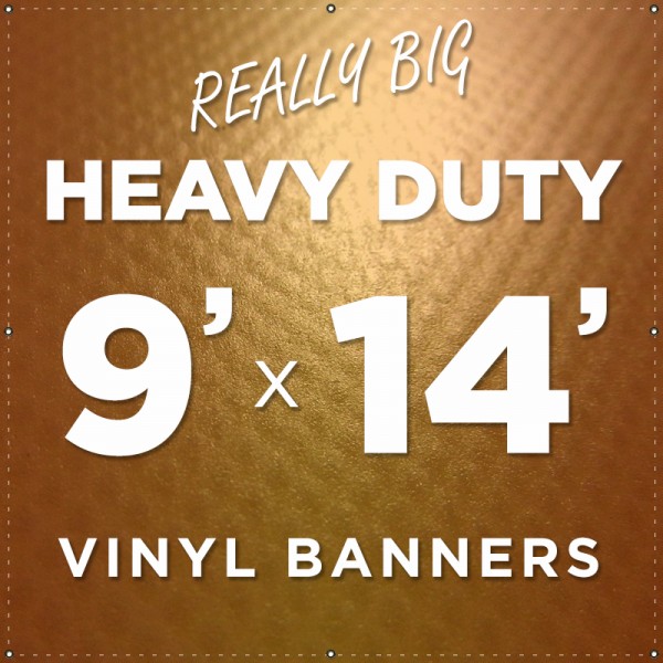 9'x14' Heavy Duty Large Vinyl Banner 9'x14' Heavy Duty Large Vinyl Banner