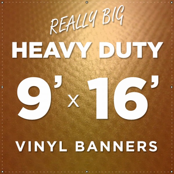 9'x16' Heavy Duty Large Vinyl Banner 9'x16' Heavy Duty Large Vinyl Banner