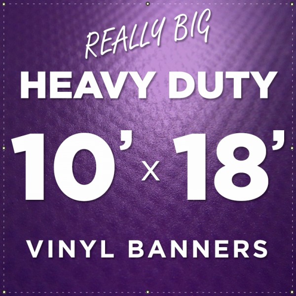 10'x18' Heavy Duty Large Vinyl Banner