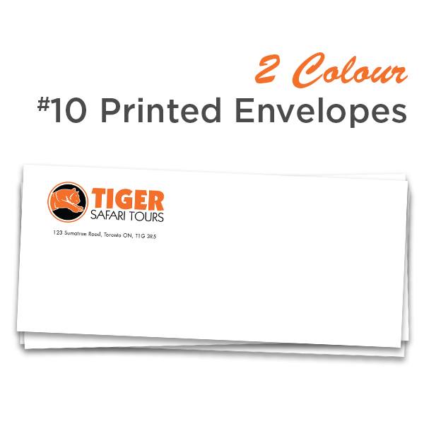 2 Colour #10 Printed Envelopes