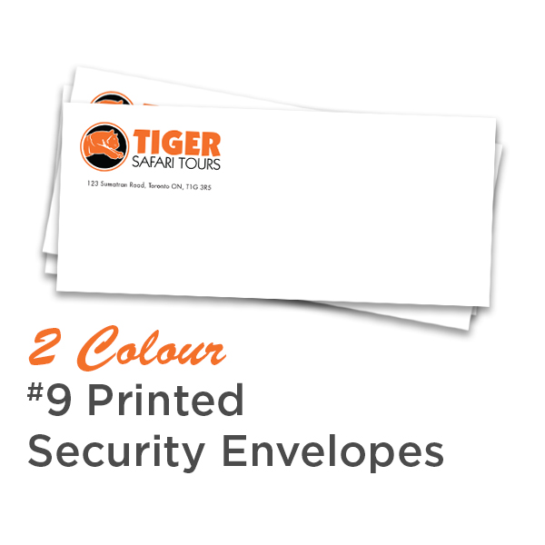 2 Colour #9 Printed Security Envelope